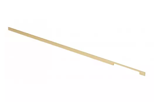 Ручка мебельная алюминиевая EXTEND L-1200 мм, светлое брашированное золото