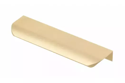 Ручка мебельная алюминиевая HEXA 96мм/150мм, светлое брашированное золото