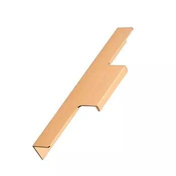Ручка мебельная алюминиевая LIND 128/150 брашированное золото