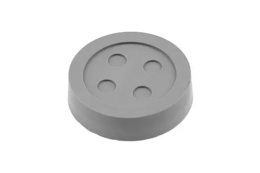 Ручка мебельная UM-BUTTON пуговица, серый