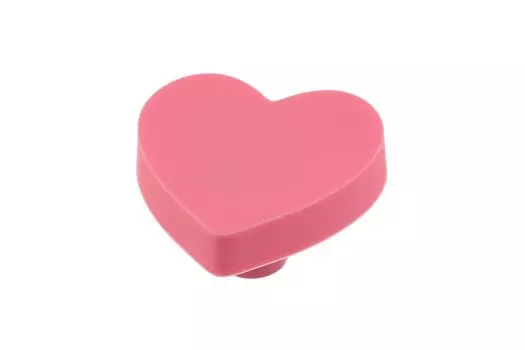 Ручка мебельная UM-HEART сердце, розовый