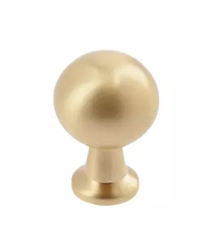 Ручка NORD кнопка, брашированное золото