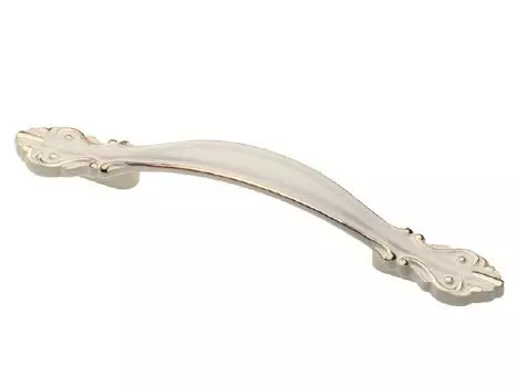 Ручка ROYAL2 96 мм, белый/золото