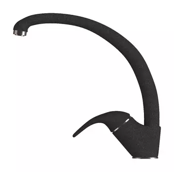 Смеситель для кухни POLYGRAN, Высокий, черный