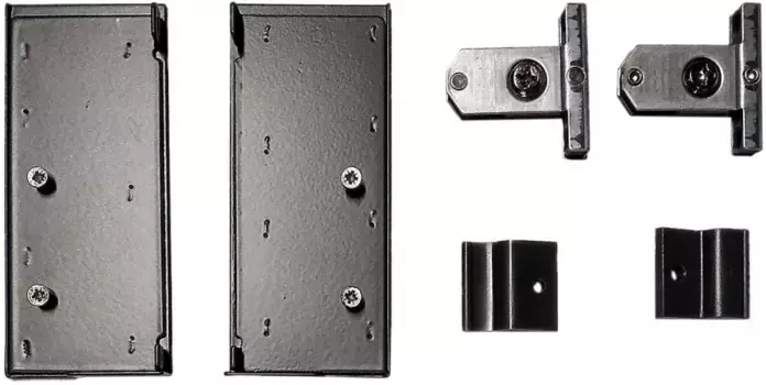 Соединитель фасада для Модерн Бокс PRO, внутренний, для низкого ящика H-84 мм, антрацит