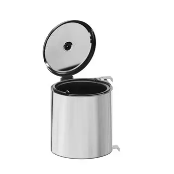 Ведро мусорное хром, S-2251 Starax 10L