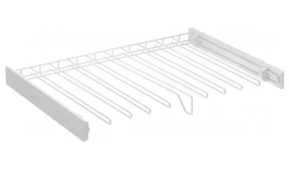 Вешалка для брюк SMART, в модуль 700 мм, (без направляющих), белая