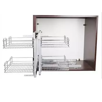 Волшебный уголок PTJ-017-EL, двойного выката, левый 40 (9722), направляющие без доводчика