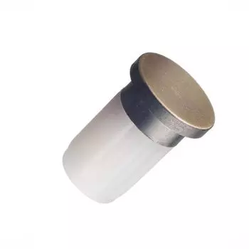 Заглушка для рейлинга плоская , бронза античная