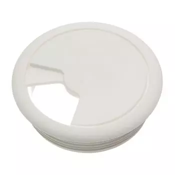 Заглушка кабель-канала пластик белая