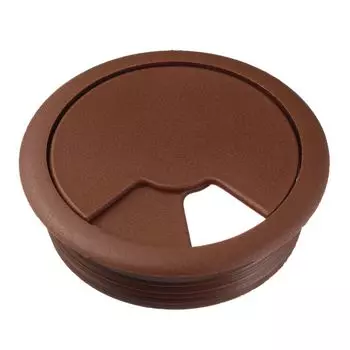 Заглушка кабель-канала пластик светло-коричневый