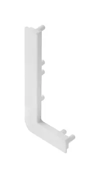 Заглушка открытая для L-профиля VELLO левая, серая