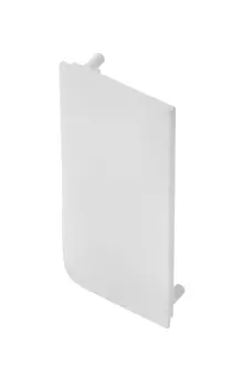 Заглушка закрытая для L-профиля VELLO левая, серая