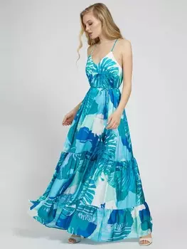 Длинное Атласное Платье