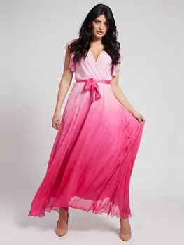 Длинное Платье Смесовый Шелк