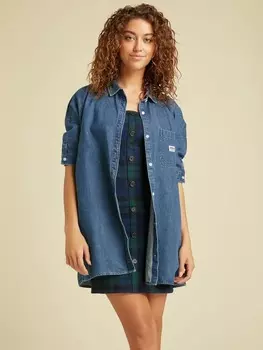 Джинсовое Платье Свободного Кроя