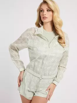 Куртка-Ветровка Со Сплошным Узором Из Логотипов