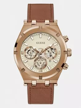 Многофункциональные Часы На Кожаном Ремешке