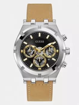 Многофункциональные Часы На Кожаном Ремешке