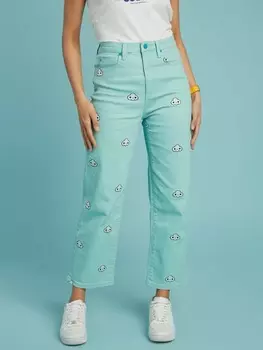 Облегающие Джинсы Расклешенный Низ