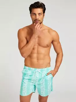 Пляжные Шорты Сплошной Принт