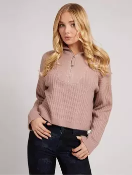 Свитер С Воротом На Молнии