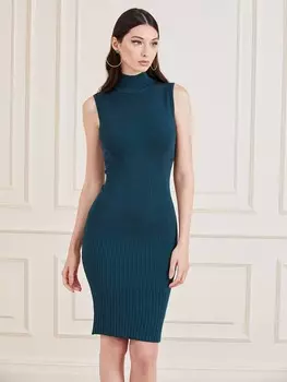 Трикотажное Платье «Marciano» С Высоким Воротом