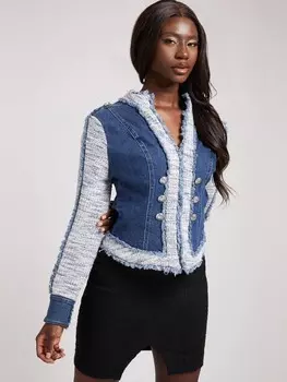 Твидово-Джинсовая Куртка