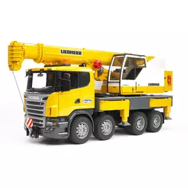 Автокран Bruder SCANIA с модулем со световыми и звуковыми эффектами