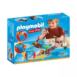 Конструктор Playmobil Игровая карта: Приключения пиратов