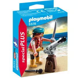 Конструктор Playmobil Экстра-набор: Пират с пушкой