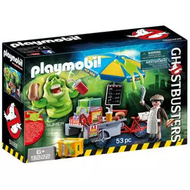 Конструктор Playmobil Охотники за привидениями: Лизун и торговая тележка с хот-догами