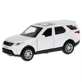 Машина металл LAND ROVER DISCOVERY 12см, открыв. двери, инерц, белый, в кор. Технопарк