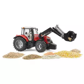 Трактор Bruder Massey Ferguson 7600 с погрузчиком