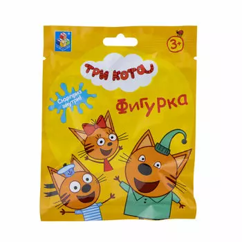1TOY Фигурка на подставке "Три кота" в слепом пакетике