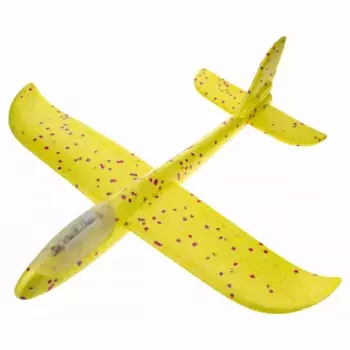 1toy глайдер из Пенопласта, сборный, без механизмов, 46*47,5 со светом, пакет с хед.