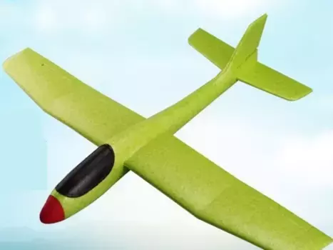 1toy глайдер из Пенопласта, сборный, без механизмов, 67*84 см, пакет с хед.