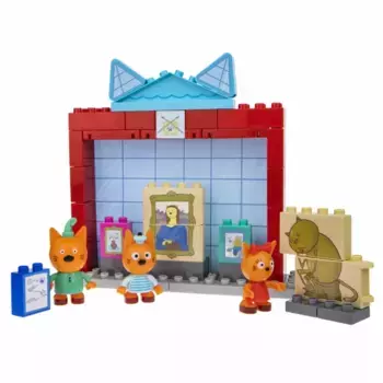 1TOY Конструктор «Котята в картинной галерее»