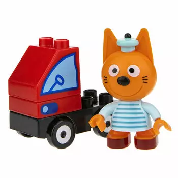 1TOY Конструктор "Коржик на грузовичке"