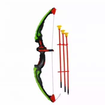 1toy набор лучника, лук со светом 21,5х5,5х63 см, стрелы, коробка