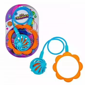 1toy нейроскакалка (86 см, гибкий шнур, со светом)