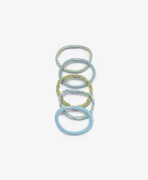 Базовые резинки для волос зелёные Gulliver