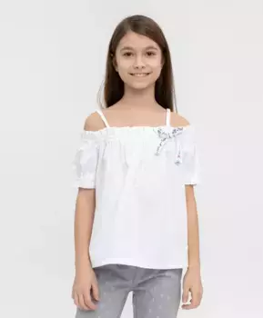 Белая блузка Button Blue (122)