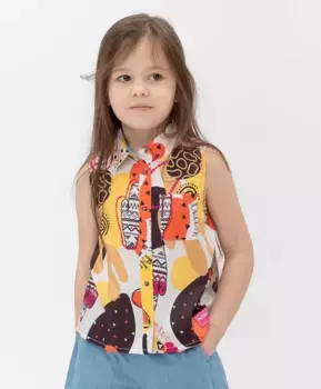 Белая блузка Button Blue (122)