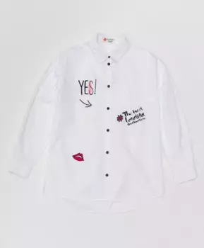 Белая блузка Button Blue (134)