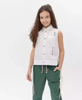 Белая блузка Button Blue (134)