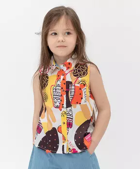 Белая блузка Button Blue (98)