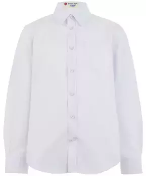 Белая фактурная рубашка Button Blue (134)