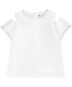 Белая нарядная блузка Button Blue (122)