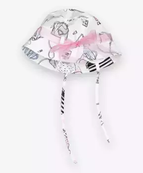 Белая панама с принтом Gulliver (46-48)